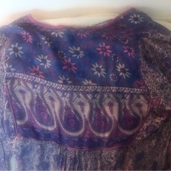 SPELL AND THE GYPSY BOHO BLOSSOM BLOUSE VIOLET RARE ORIGINAL DROP LARGE 🦄 - Picture 10 of 11